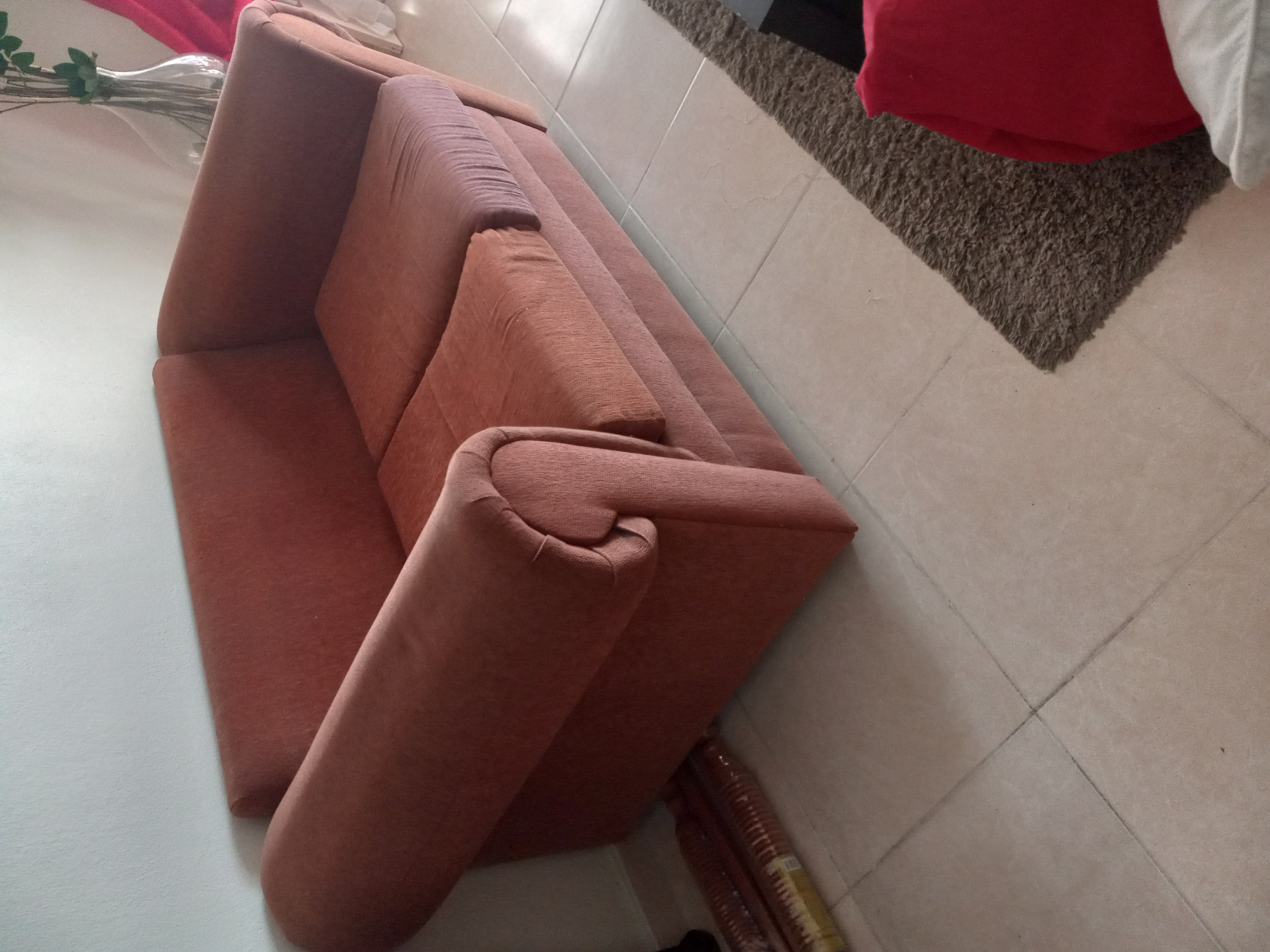 muebles y colchones - Vendo juego de muebles color naranja. 1