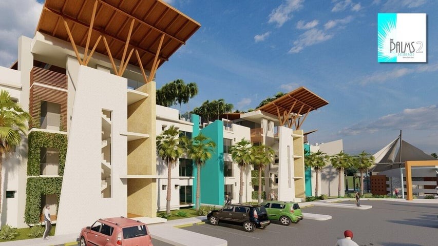 apartamentos - Proyecto en venta Punta Cana #23-1115 un dormitorio, piso bajo, balcón.
 4
