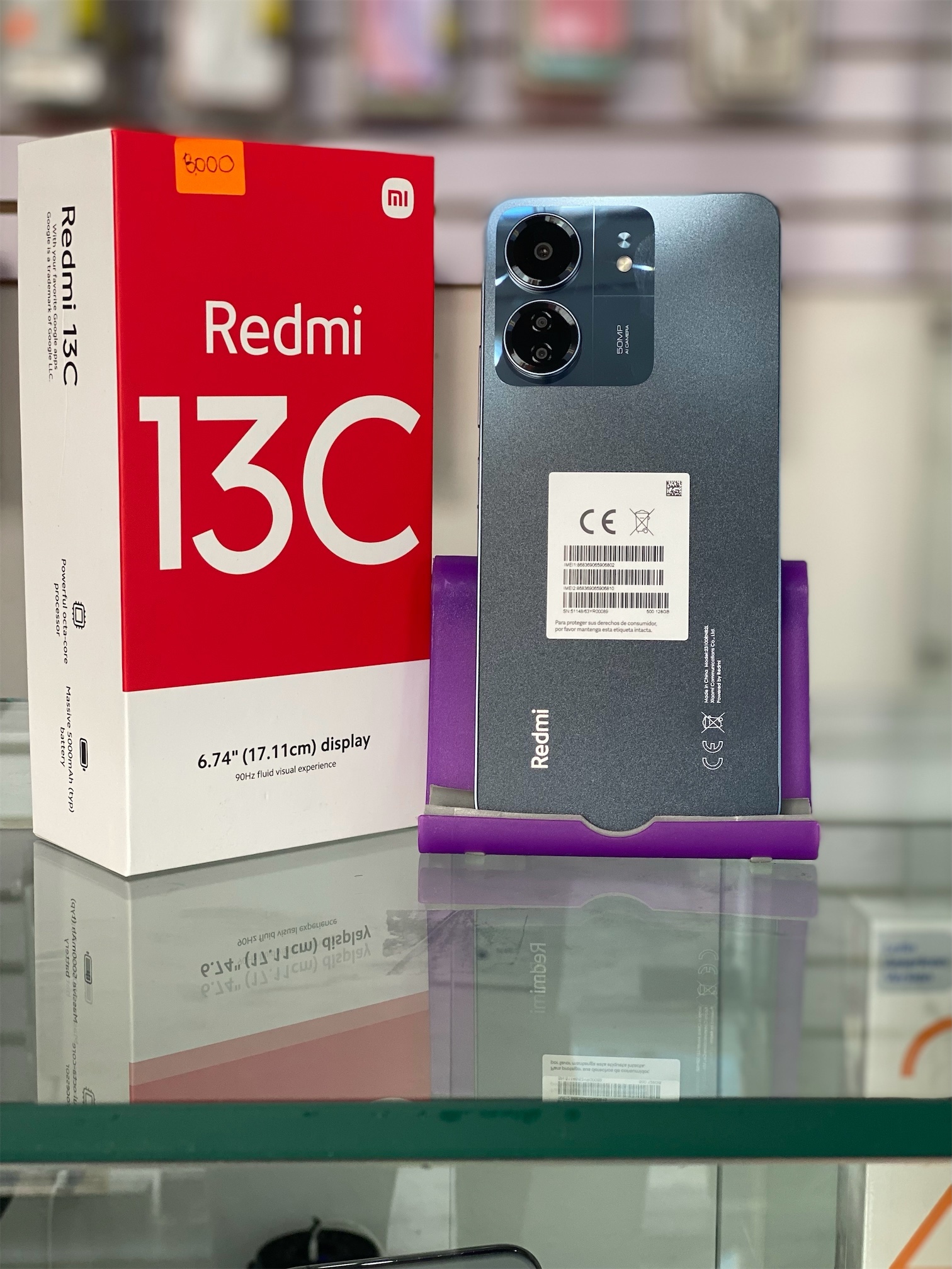 celulares y tabletas - Celular Xiaomi Redmi 13C, Nuevo de Caja con sus accesorios 4