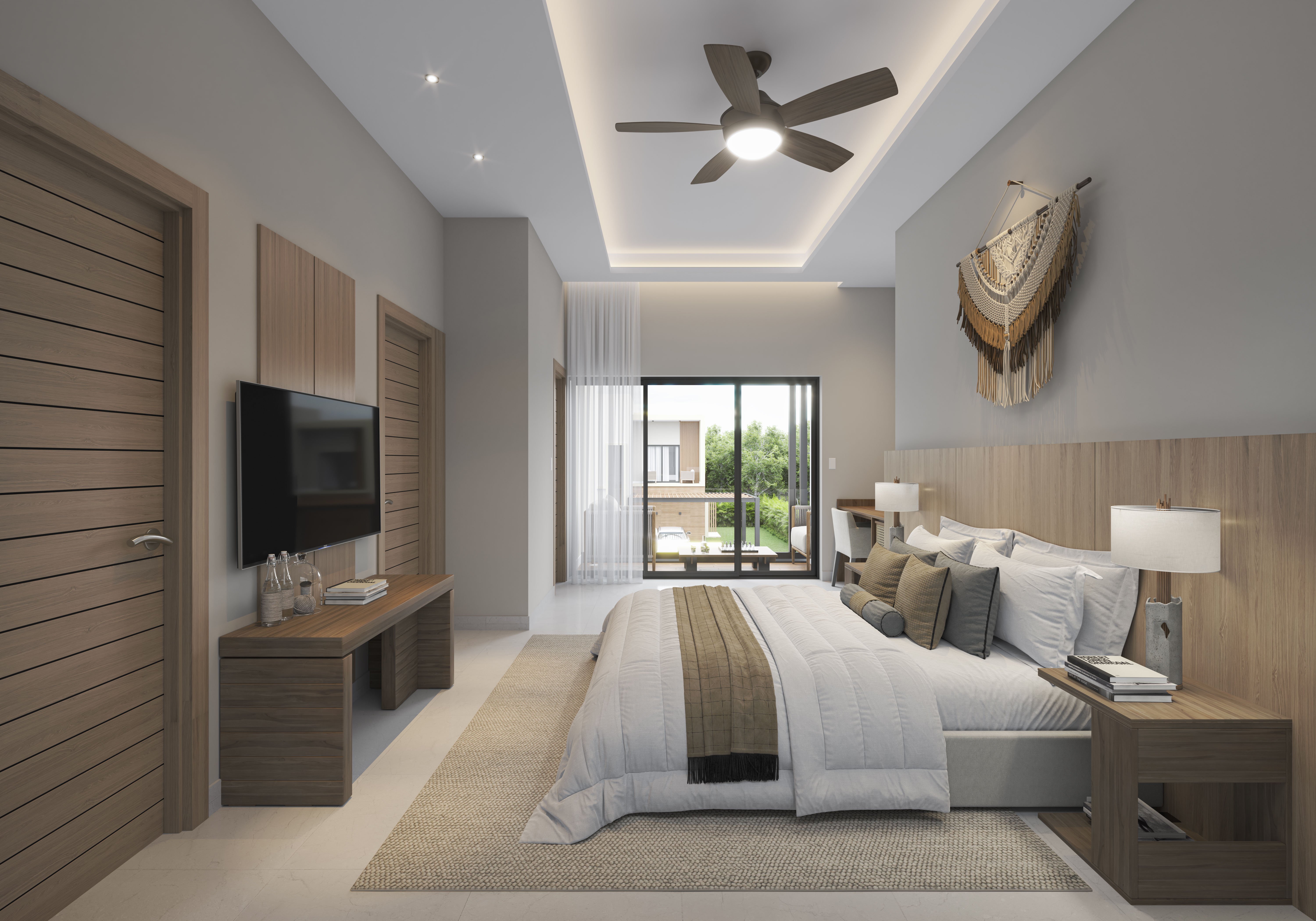 casas vacacionales y villas - Villas en Planos de 3 habitaciones en Punta Cana, Zona Downtown 2