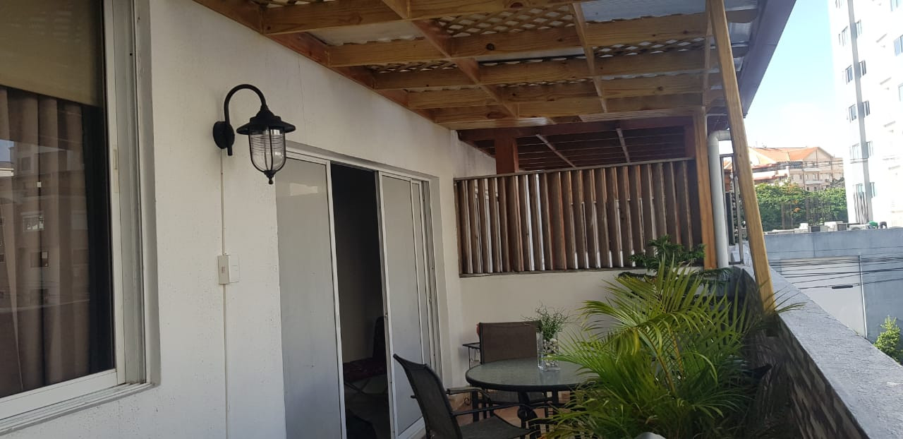 apartamentos - Se alquila, Apartamento 1Hab Amueblado c/Terraza Privada en Naco Super Centrico 7