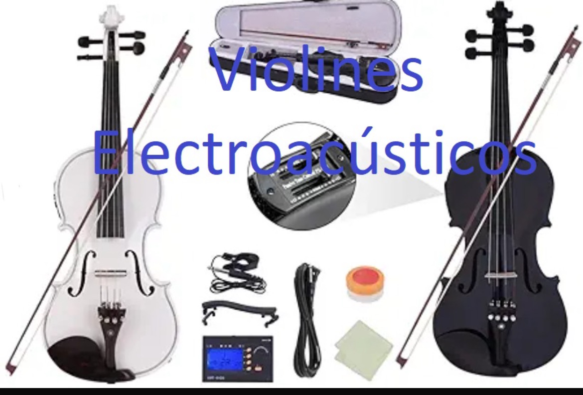 instrumentos musicales - Violines Electroacústicos Nuevos