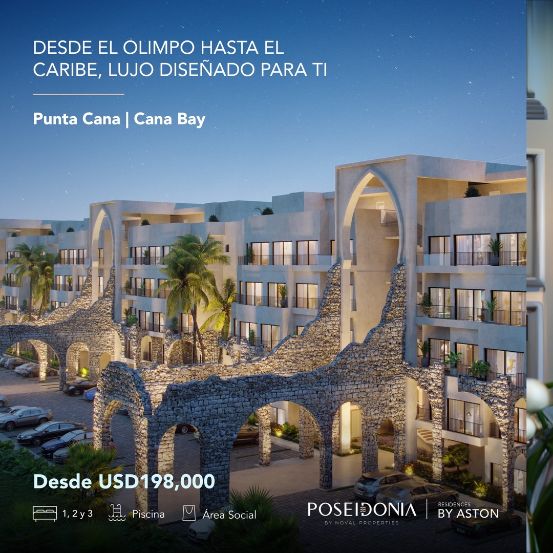 apartamentos - Proyecto de Apartamento de 1,2 y 3 habitaciones en Punta Cana poseidonia 