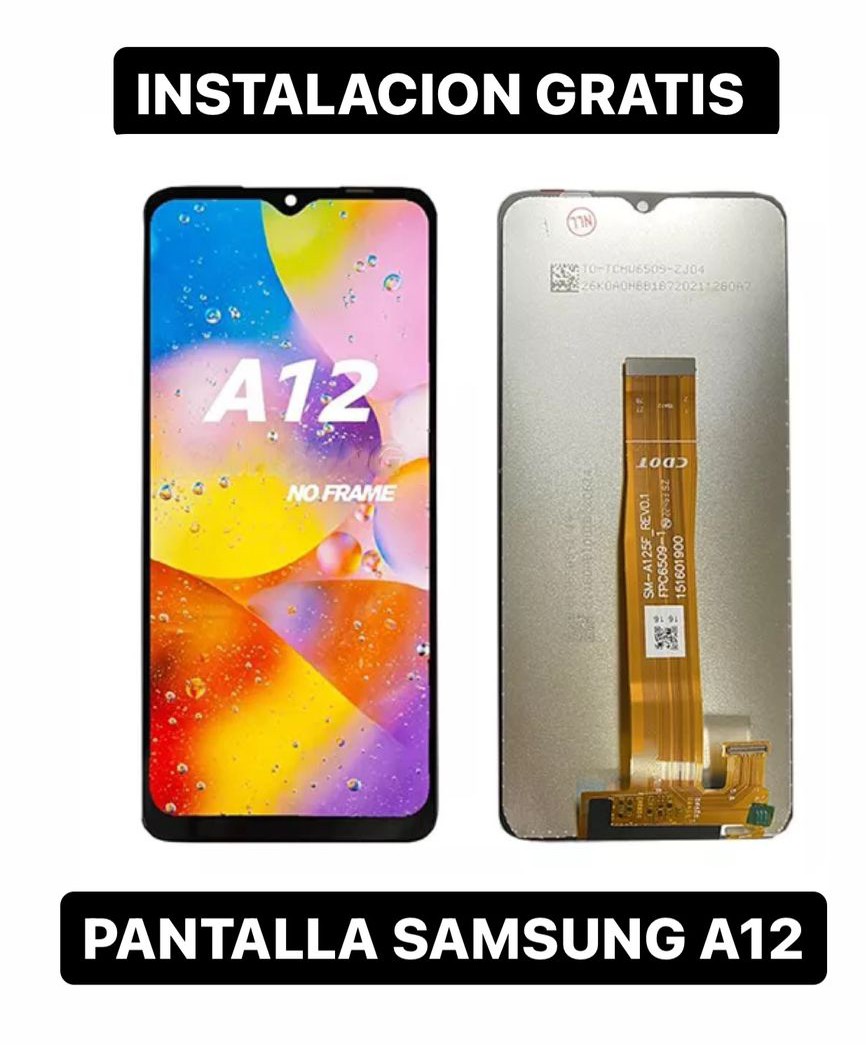 celulares y tabletas - PANTALLA SAMSUNG GALAXY A12