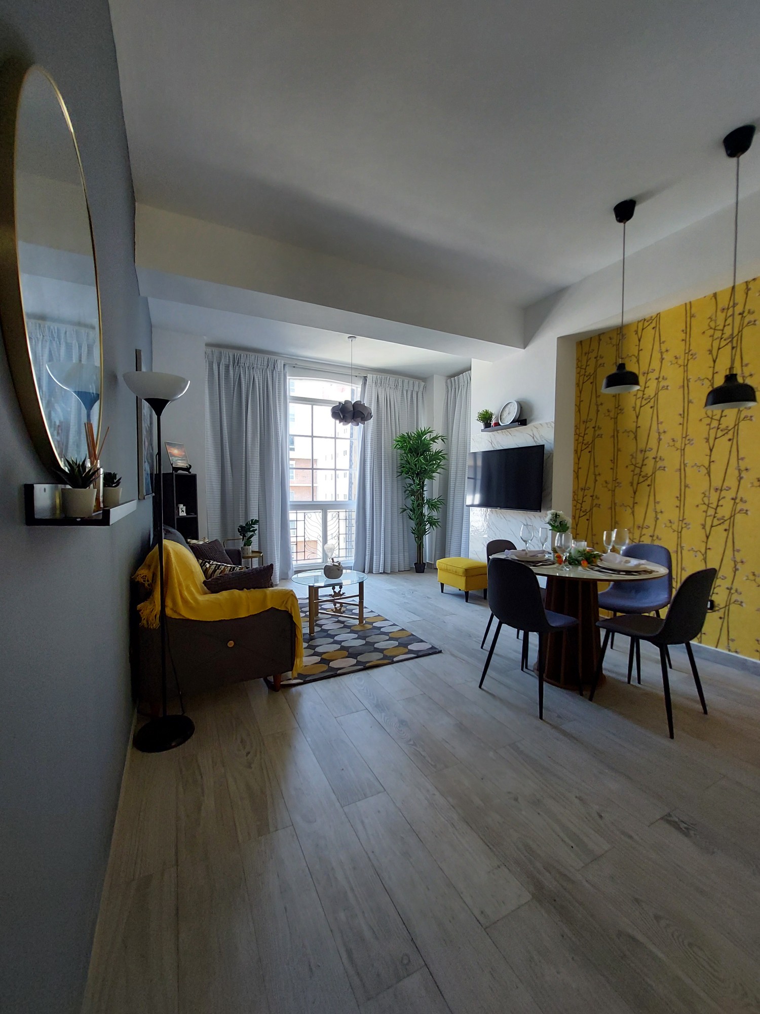 apartamentos - Apartamento amueblado de 1 habitación en piso alto bien ubicado en Piantini 6