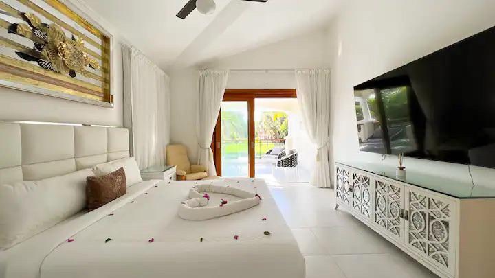 casas vacacionales y villas - Renta larga Villa Cocotal Bavaro  5