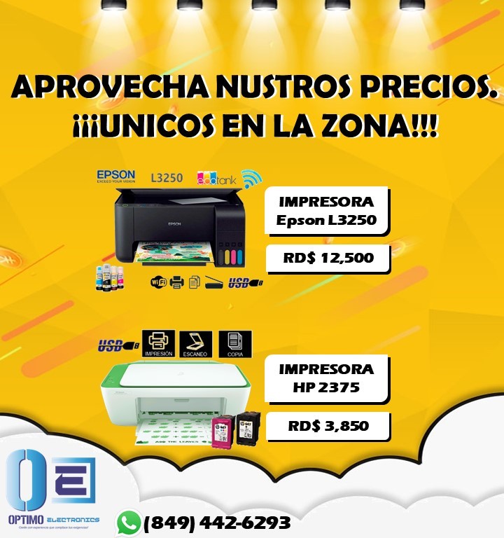 impresoras y scanners - Impresoras a comodos precios en nuestra tienda 1