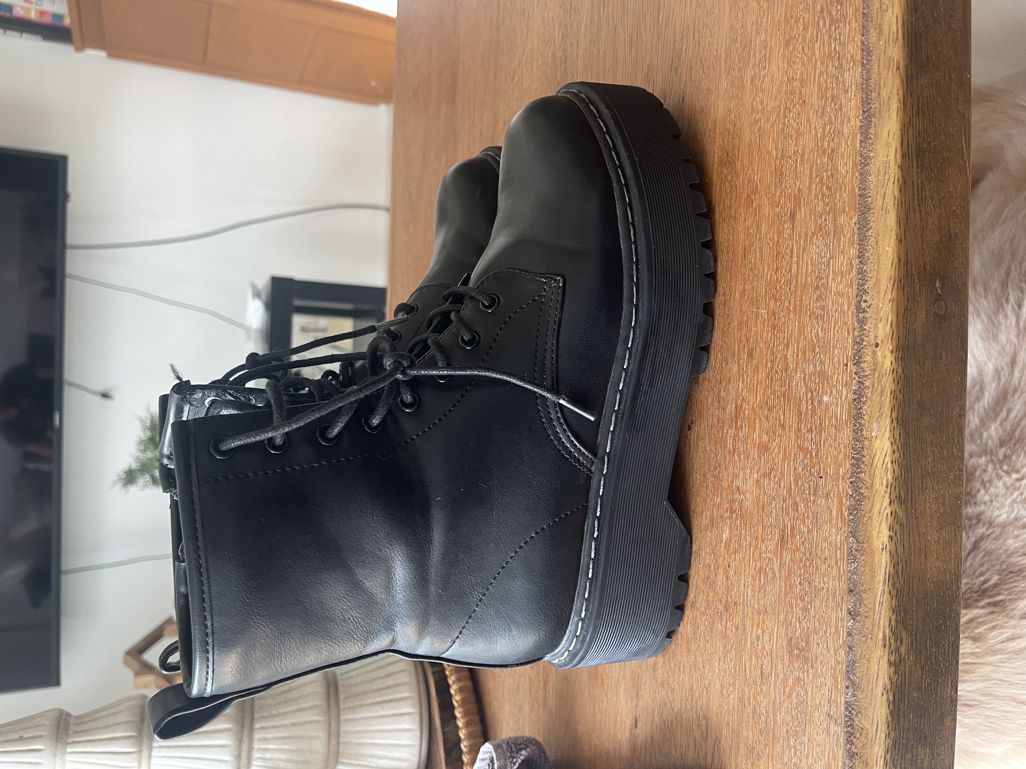 zapatos para mujer - Botas Steve Madden Bettyy Negras size 9 5