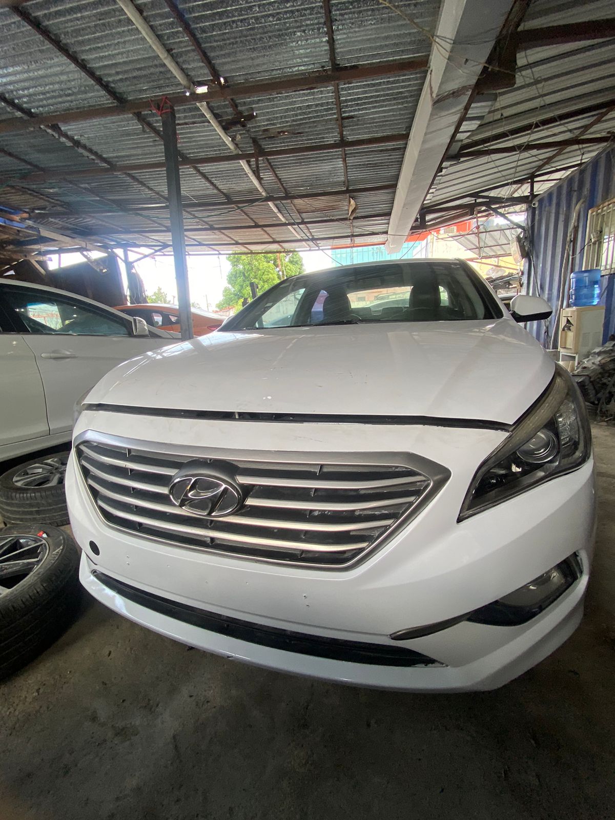 carros - Hyundai Sonata LF blanco 2018 