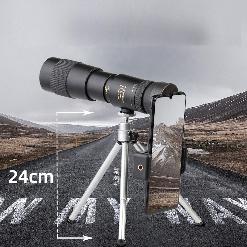 equipos profesionales - Telescopio Monocular 4con Soporte para Telefono Inteligente rapido 9