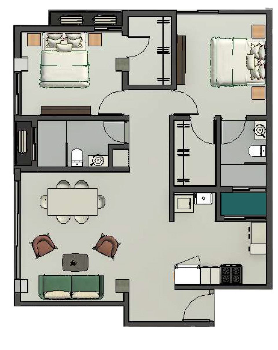 apartamentos - PROYECTO DE APARTAMENTOS ARROYO HONDO VIEJO 6