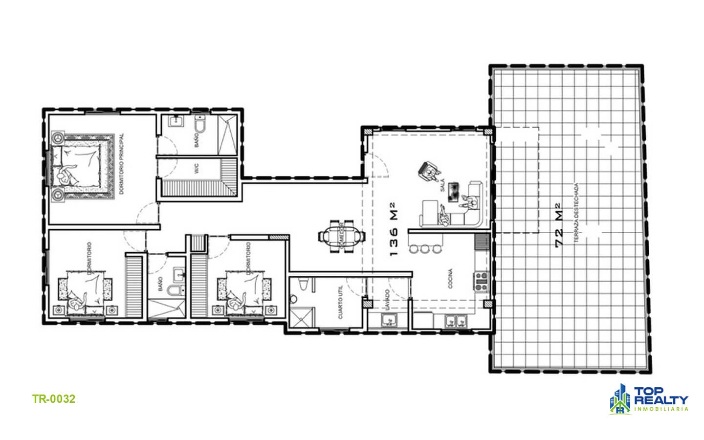 apartamentos - TR0032B Proyecto cerrado un apartamento por nivel en San Isidro 1