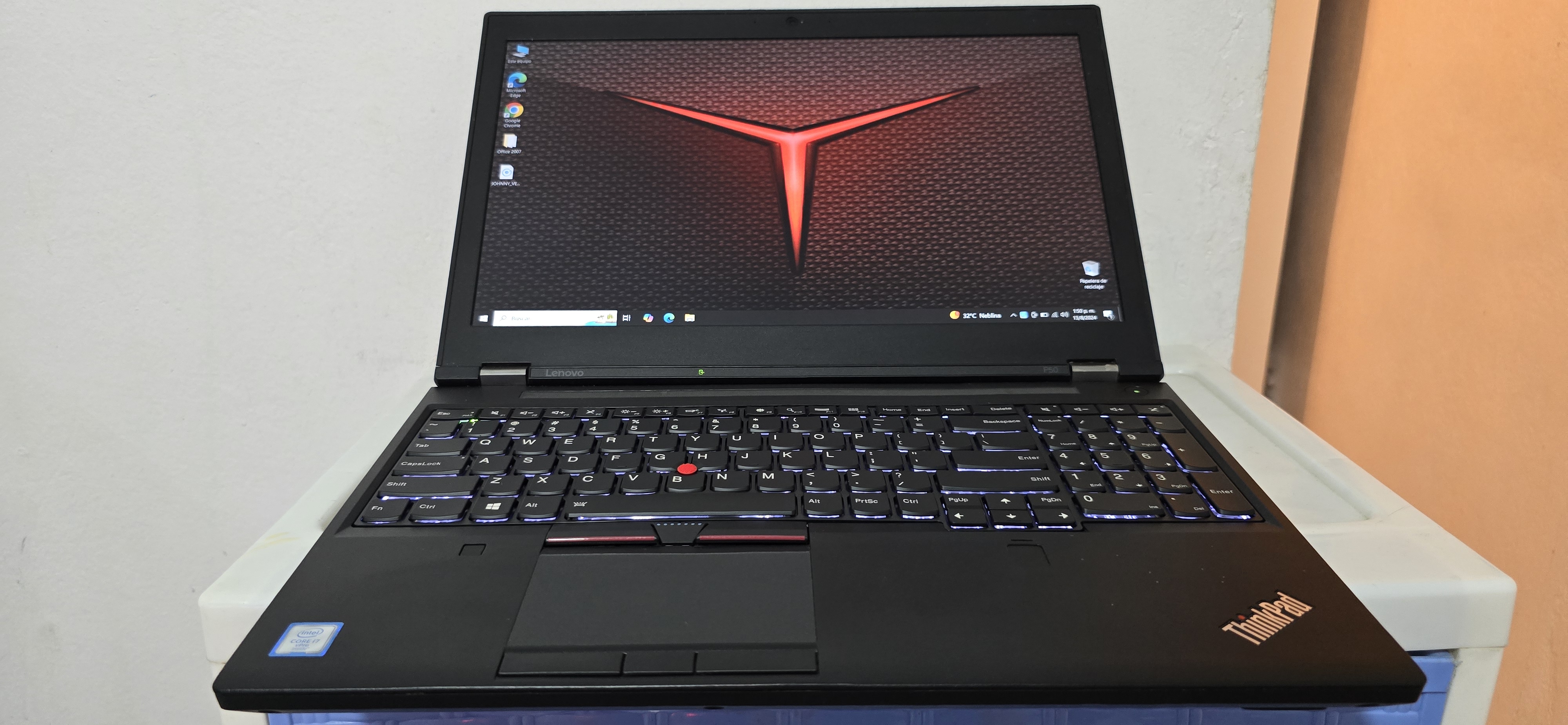 computadoras y laptops - lenovo p50 17 Pulg Core i7 Ram 16gb ddr4 Disco 512gb ssd Nvidea 12gb 3