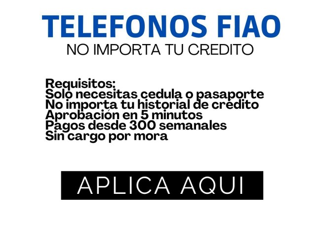 celulares y tabletas - Tenemos teléfono fiao' a cómodas cuotas