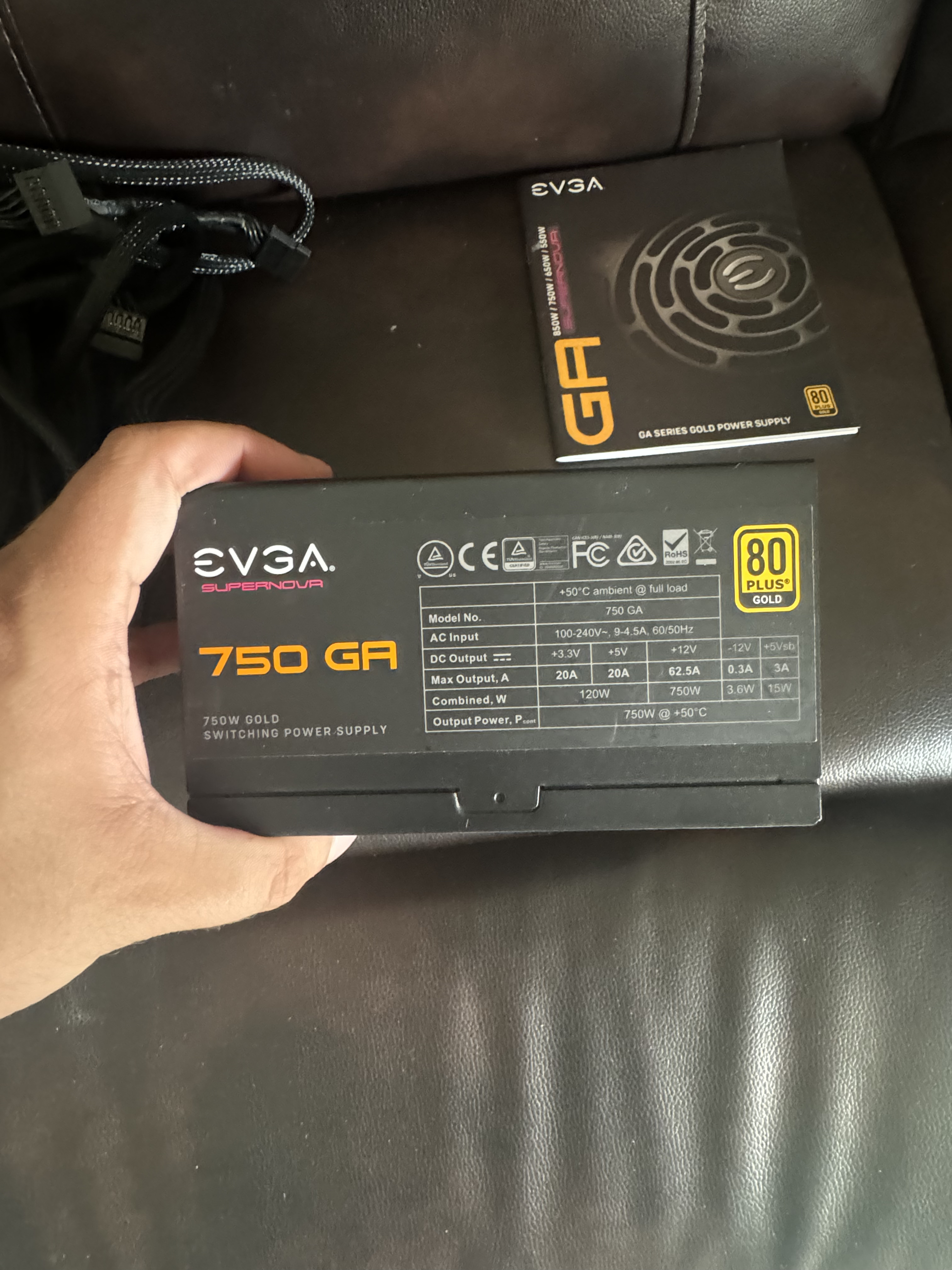 otros electronicos - POWER SUPPLY  EVGA SUPERNOVA 750 GR (10/10)🇺🇸🇺 2