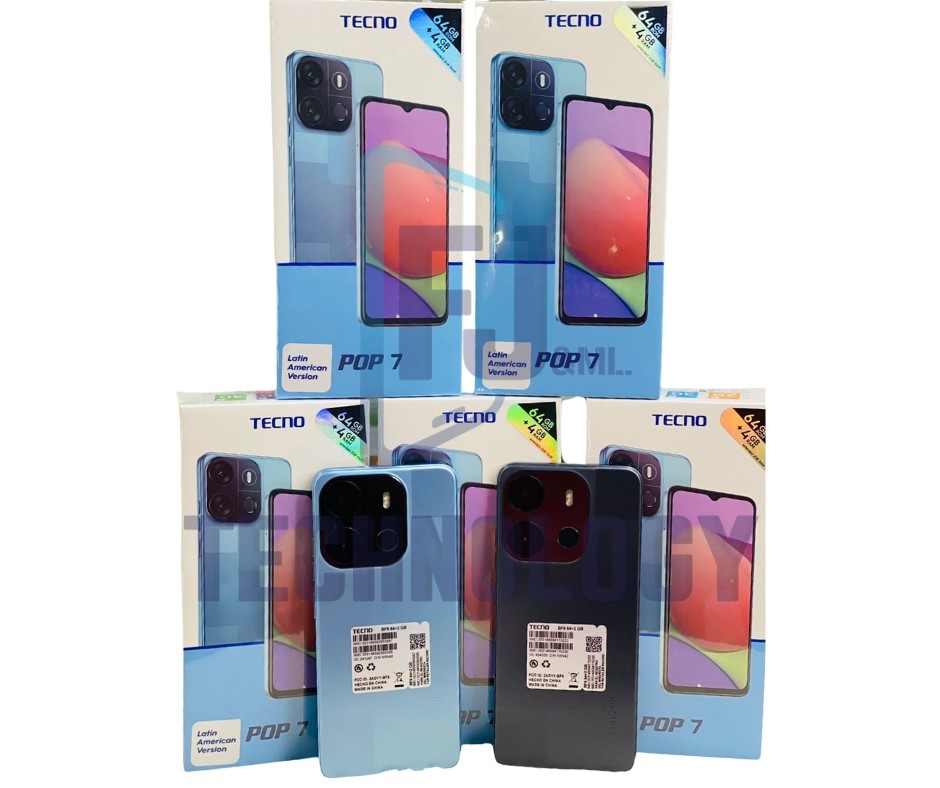 celulares y tabletas - COMPRA SEGURO CELULAR TECNO POP 7 64GB Y 4GB RAM SOMOS TIENDA FISICA 1