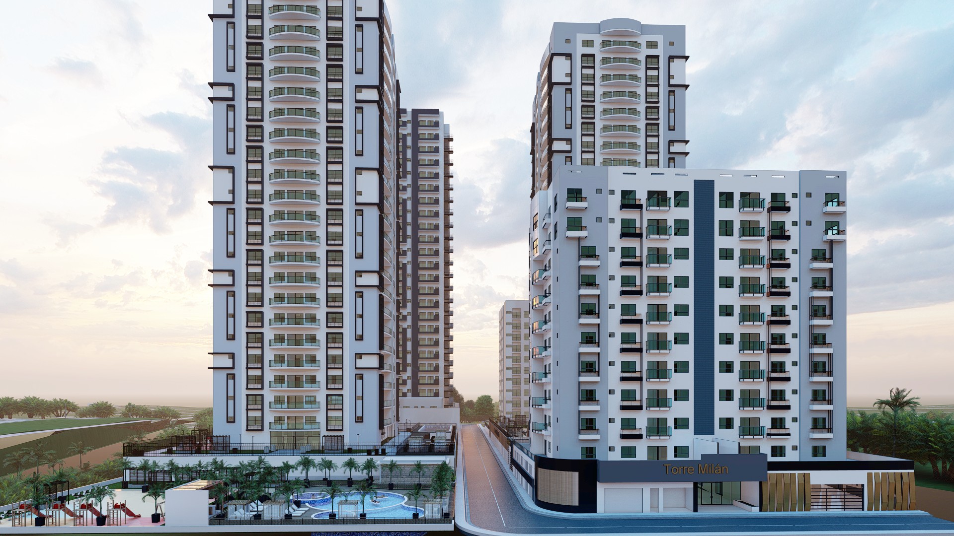 apartamentos - Modernos y lujosos aptos de 1, 2 y 3  habitaciones en Country Kapital Residences 2