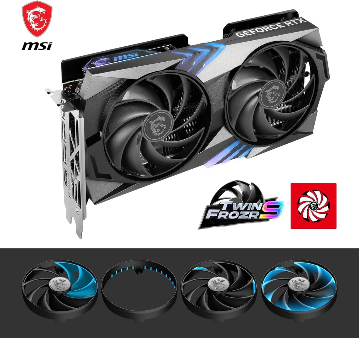 accesorios para electronica - MSI GeForce RTX 4060 Ti Gaming X 16G Graphics Card - NVIDIA RTX 4060 Ti, 16GB 3