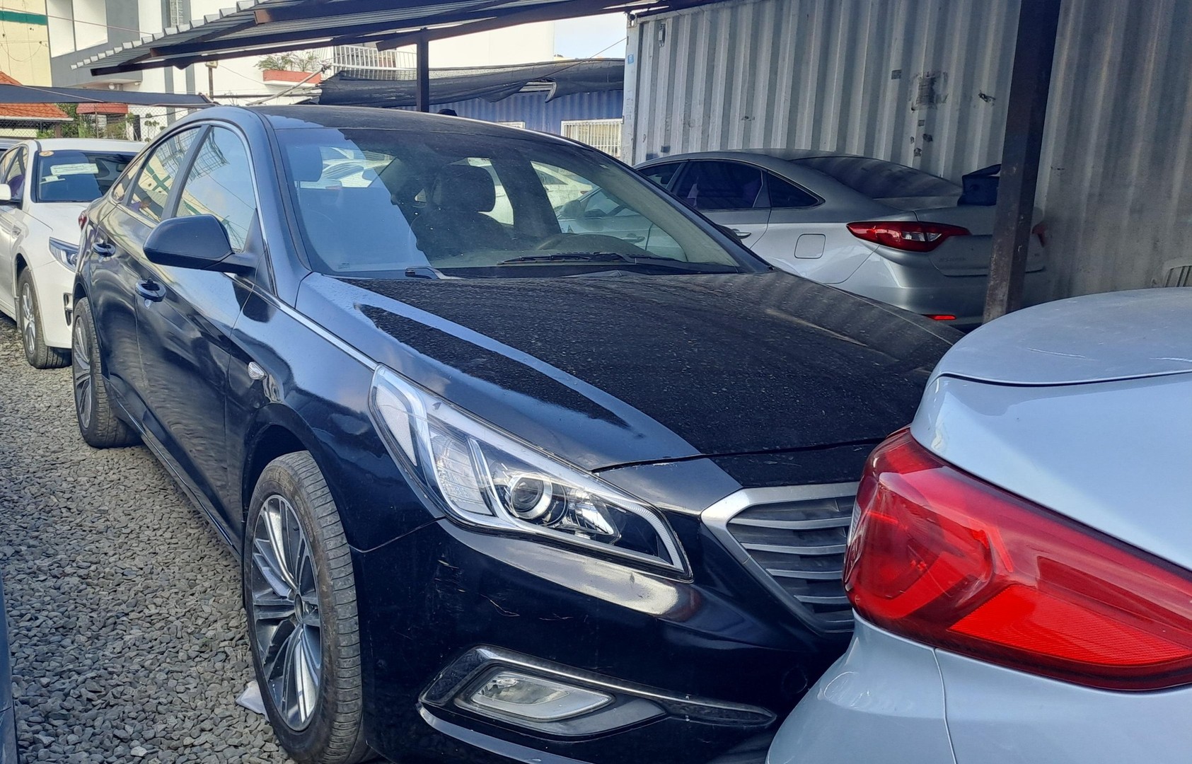 carros - HYUNDAI SONATA LF 2017 NEGRO DESDE: RD$ 650,100.00