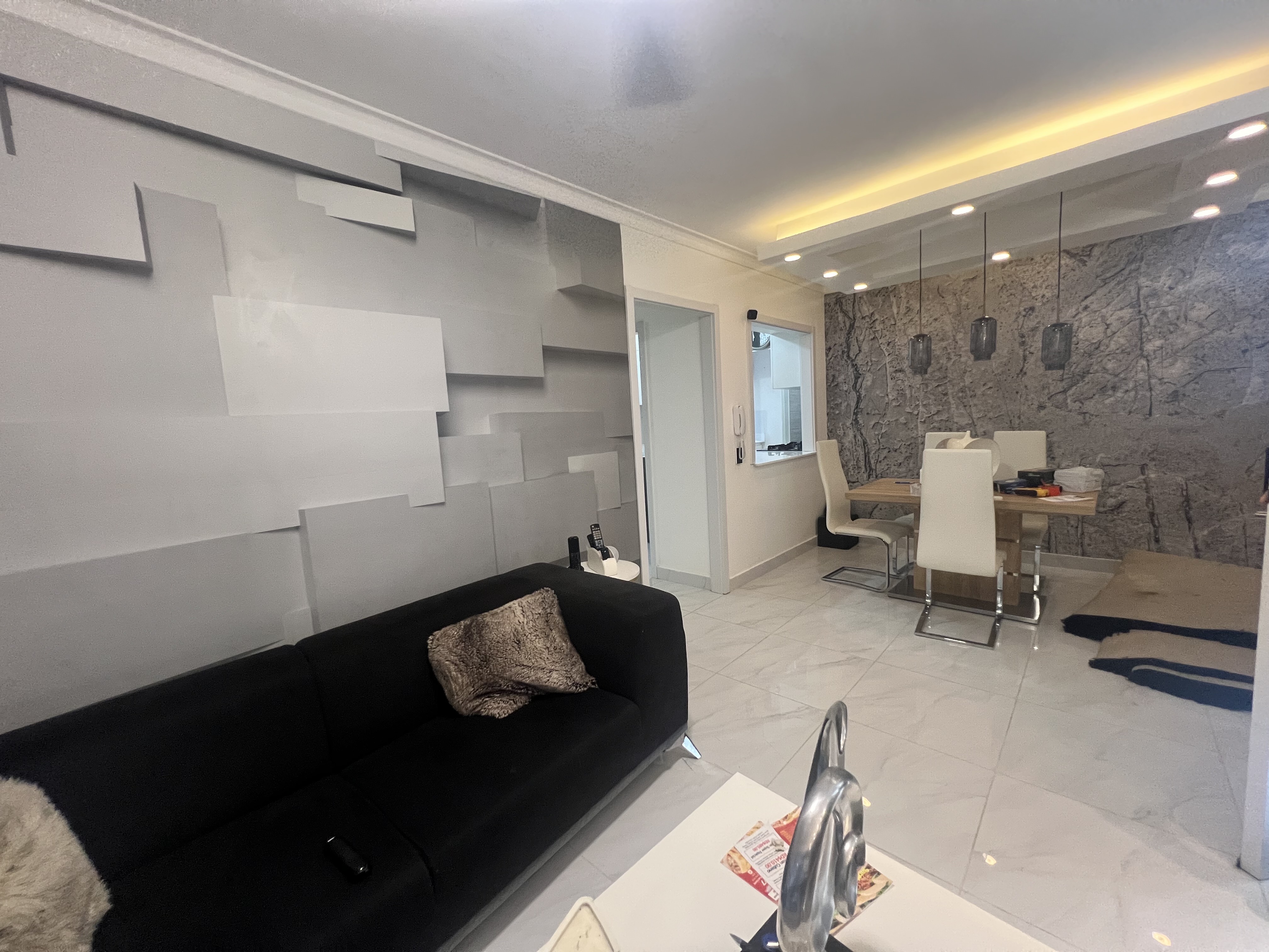 apartamentos - venta de apartamento full amueblado primer piso listo en autopista  san Isidro 3