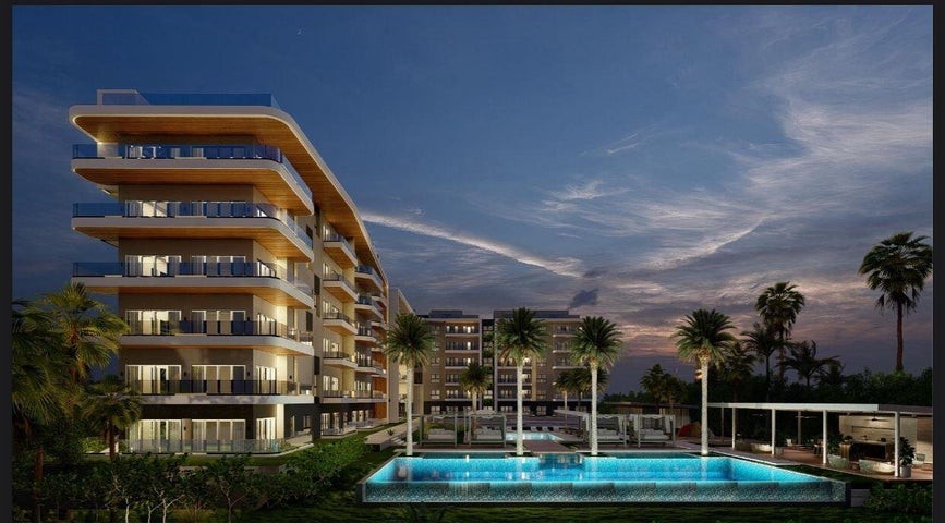 apartamentos - Proyecto en venta Punta Cana #24-1266 un dormitorio, balcón, aire acondicionado
 1