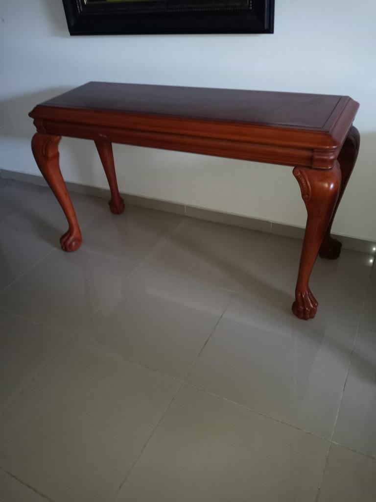 muebles y colchones - Venta de mesa parson de caoba