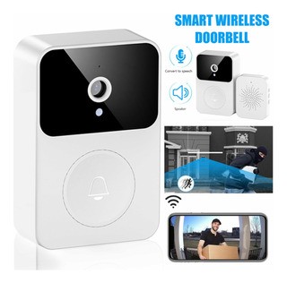 camaras y audio - Timbre inteligente con cámara wifi para puertas recargable 4