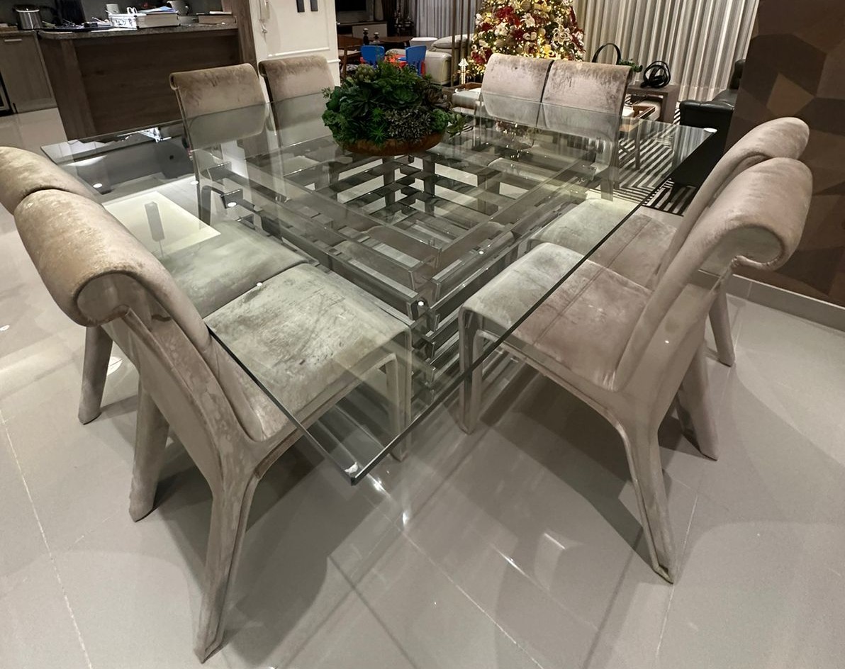 muebles y colchones - comedor 8 sillas