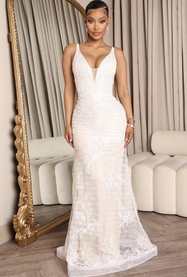 ropa para mujer - HERMOSO VESTIDO DE NOVIA SENCILLO Y ELEGANTE 