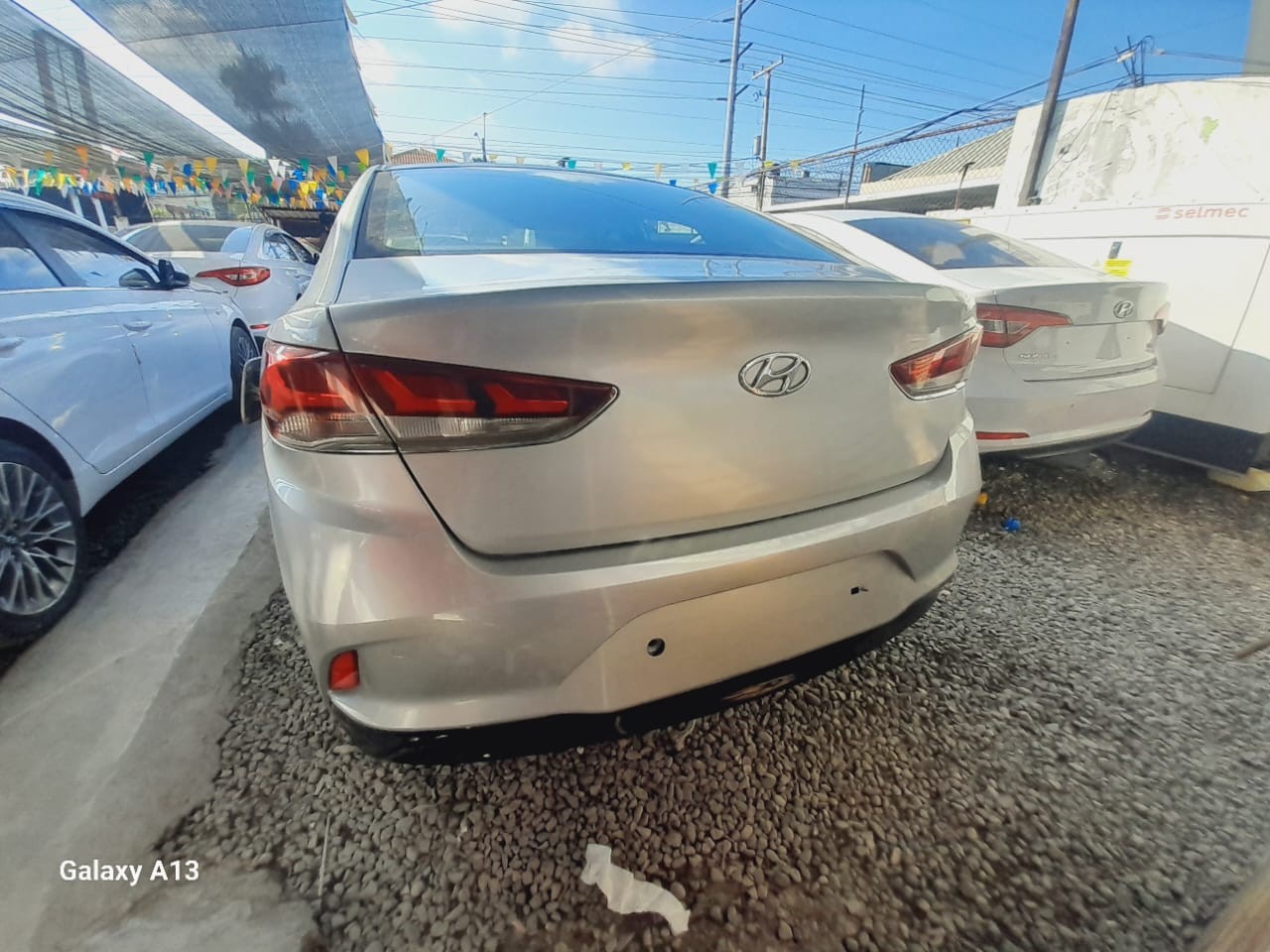 carros - HYUNDAI SONATA NEW RISE 2018 GRIS 4