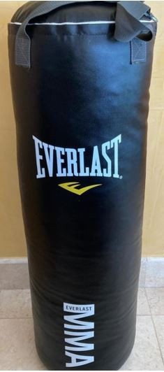 deportes - SACO DE BOXEO BLACK - EVERLAST POLYCANVAS MMA  