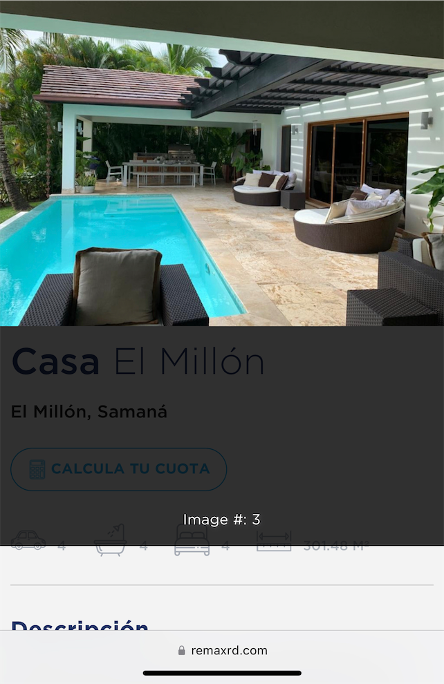 casas vacacionales y villas - Venta de Villa de lujo en samana zona turística con piscina 4