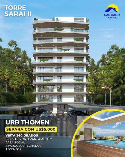 apartamentos - Espectacular Torre 360 Grados en construcción de un Apartamento  por nivel. 1