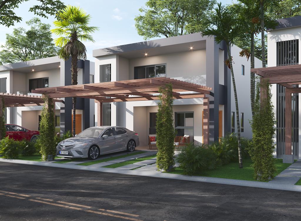 casas vacacionales y villas - Villas Eco-amigable con Paneles Solares Punta Cana | Atalia Villas 4