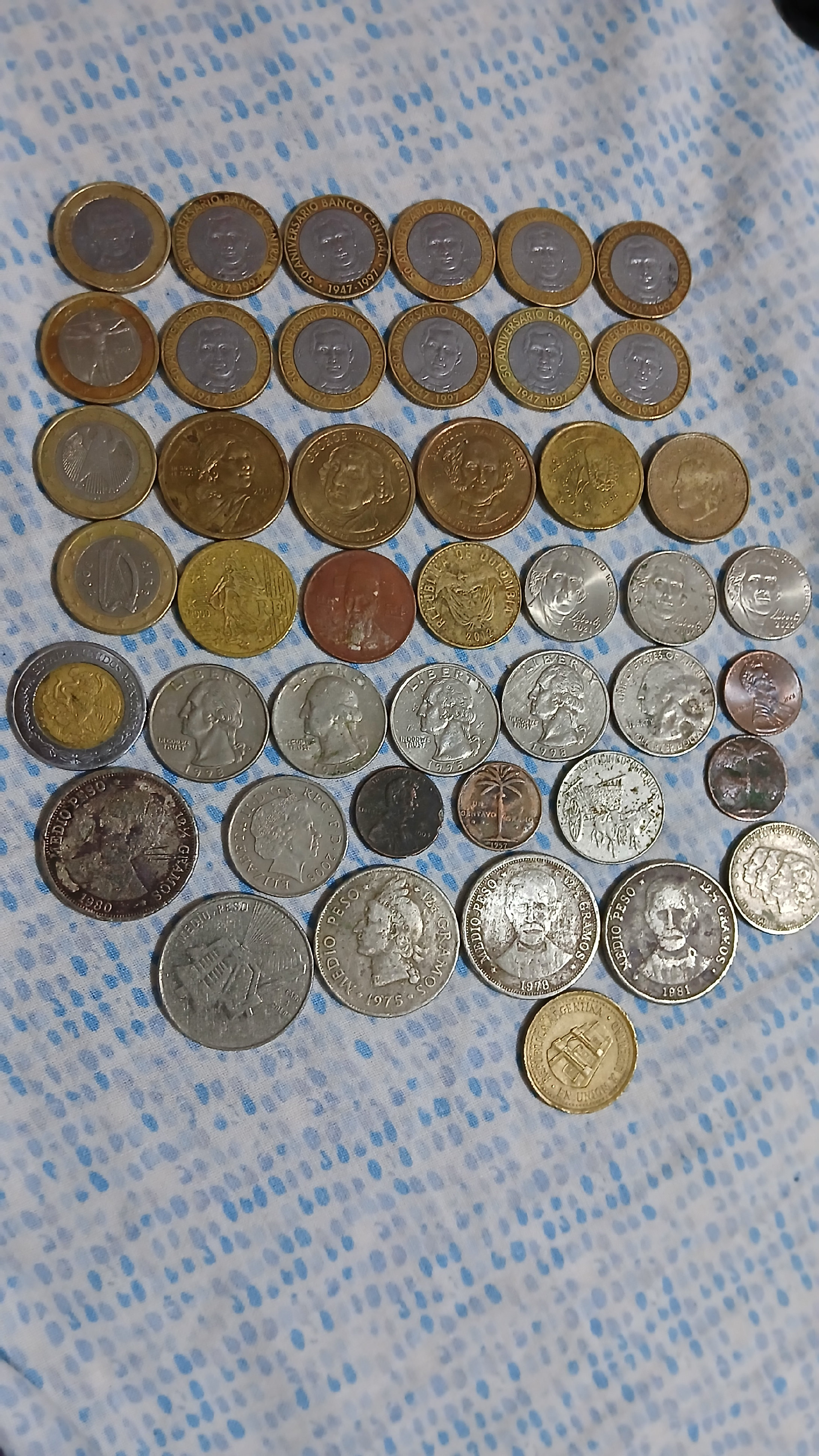 hobby y coleccion - colección de monedas antiguas y de colección  0