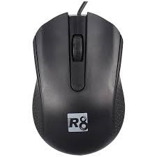 accesorios para electronica - MOUSE ALAMBRICO NEGRO R8 