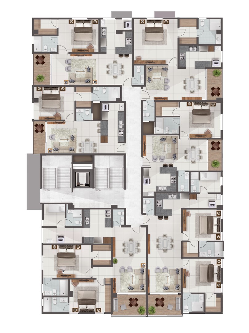 apartamentos - Proyecto en Evaristo Morales de 1 y 2 hab 1