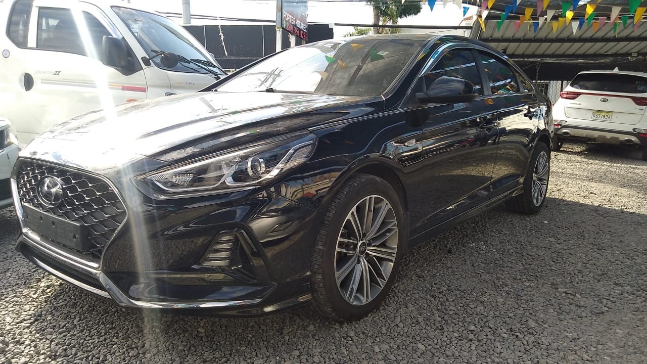 carros - HYUNDAI SONATA NEW RISE 2021 NEGRODESDE: RD$825,100.00 1