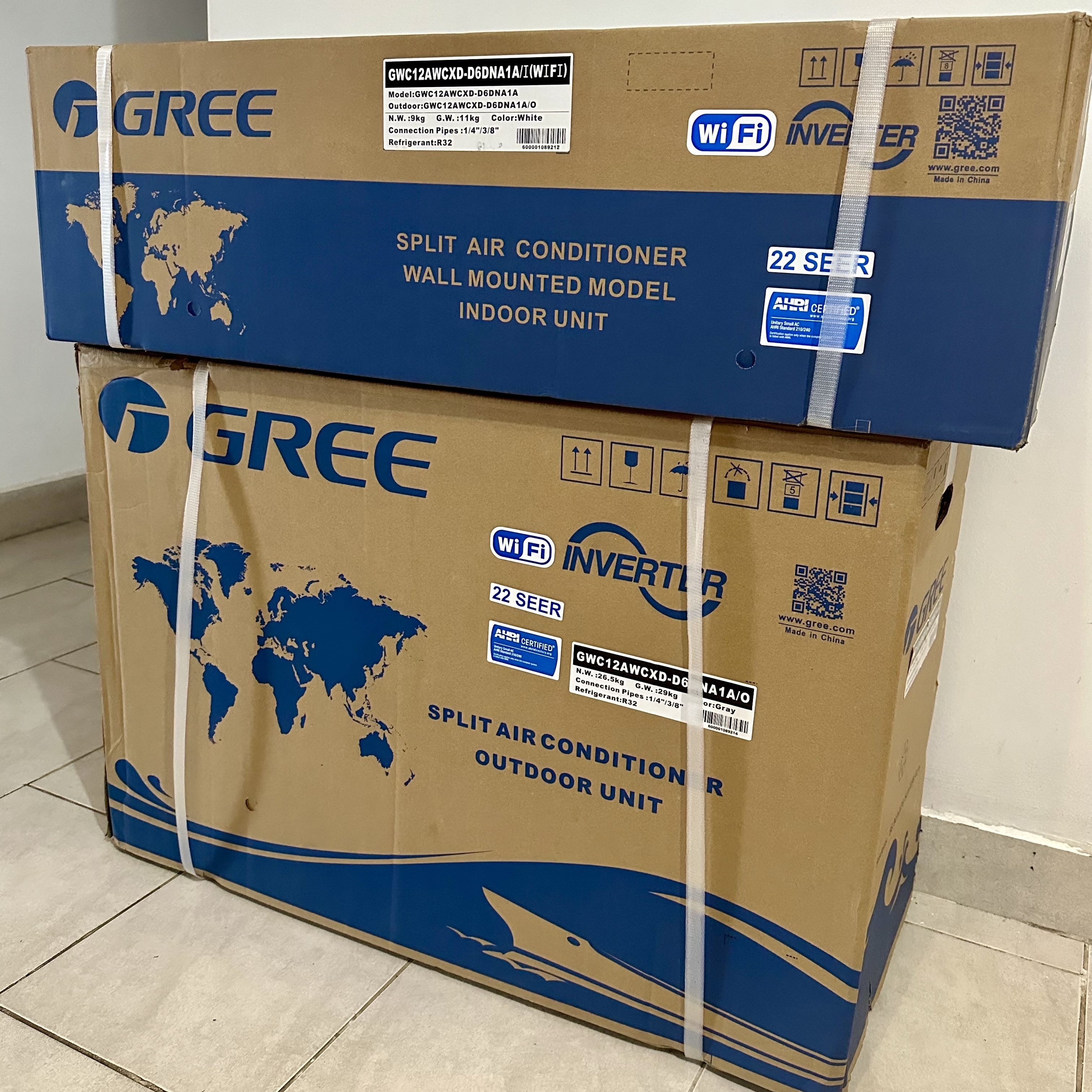 aires acondicionados y abanicos - Aires Acondicionados Inverter Gree 12 BTU 220V Eficiencia 18 Nuevos Sellado🔥