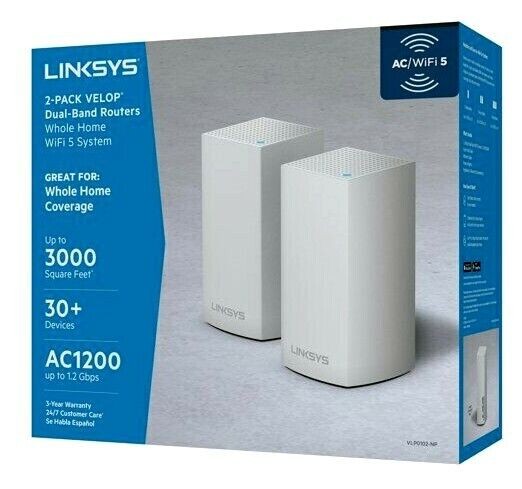 computadoras y laptops - ACCESS POINT LINKSYS WIRELESS AC1200 867+300 MBPS  3,000 pies ,más de 20 disposi