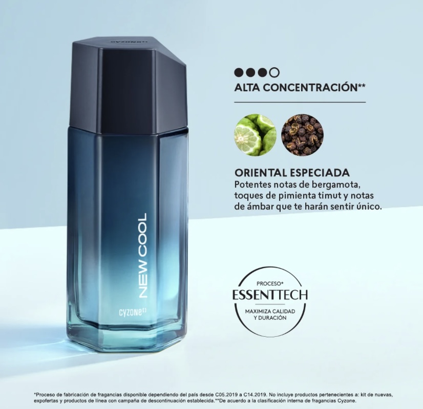 joyas, relojes y accesorios - Perfume para hombre New Cool Cyzone