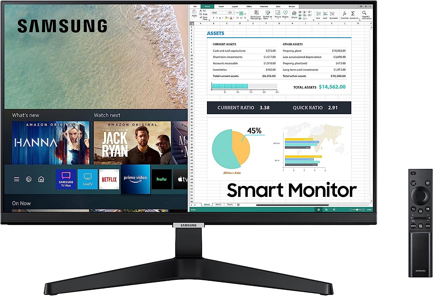 computadoras y laptops - Monitor Samsung M5 inteligente SmartTV de 24 Pulgadas 1