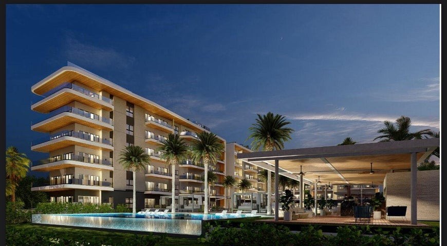 apartamentos - Proyecto en venta Punta Cana #24-1266 un dormitorio, balcón, aire acondicionado
 2