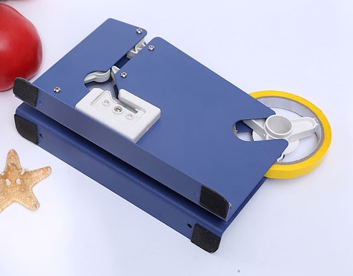 otros electronicos - Sellador de bolsas de cinta empacadora de acero precintadora selladora cuello 7