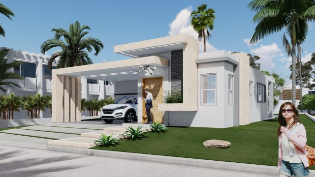 casas - villa  próximo  a playa dorada en un residencial privado de primera  2