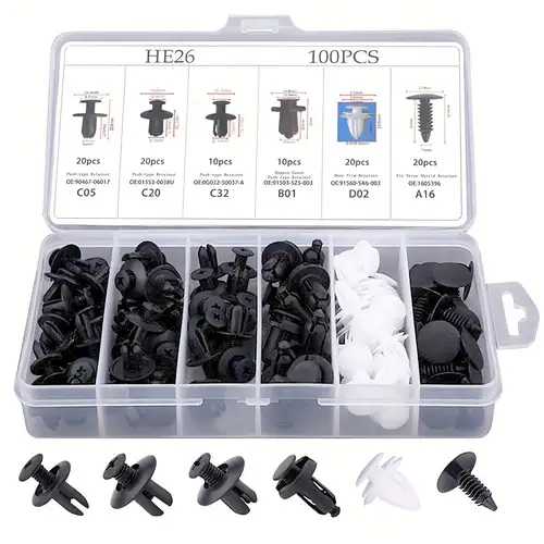 hobby y coleccion - KIT DE CLIPS 240 PIEZAS 2