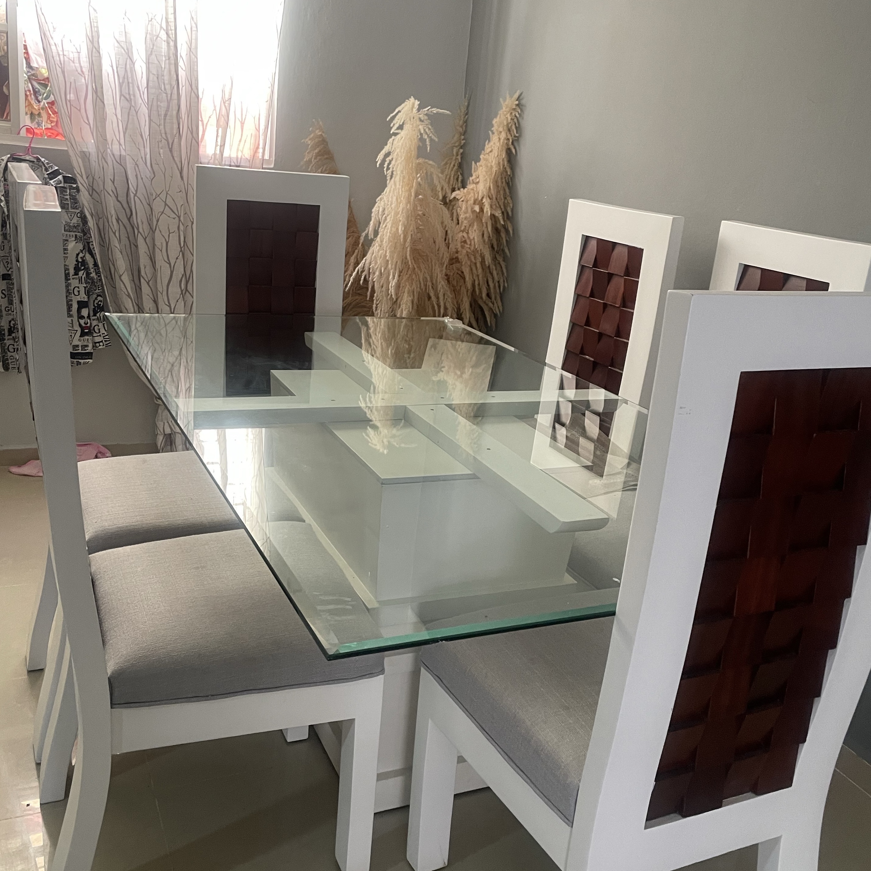 muebles y colchones - comedor 6 sillas 