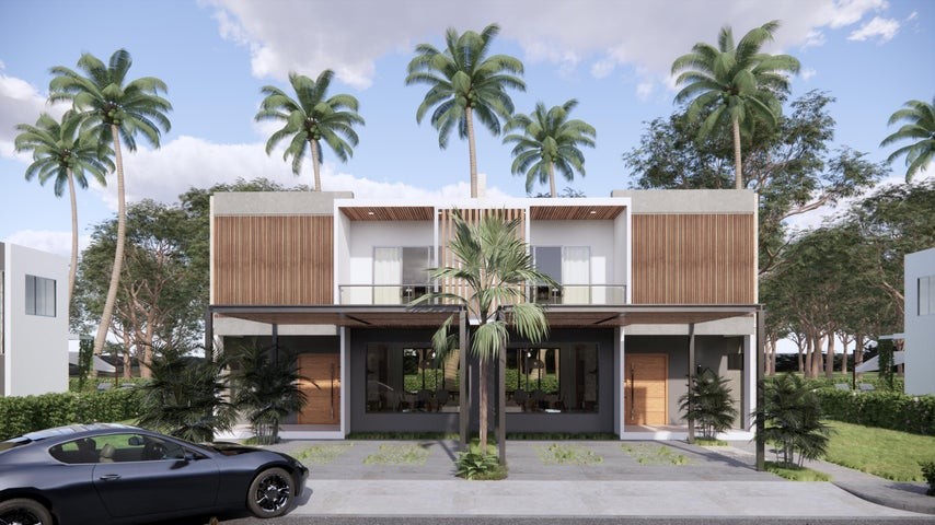 casas - Proyecto en venta Punta Cana 23-800 tres dormitorios, terraza y balcón privado.
 8