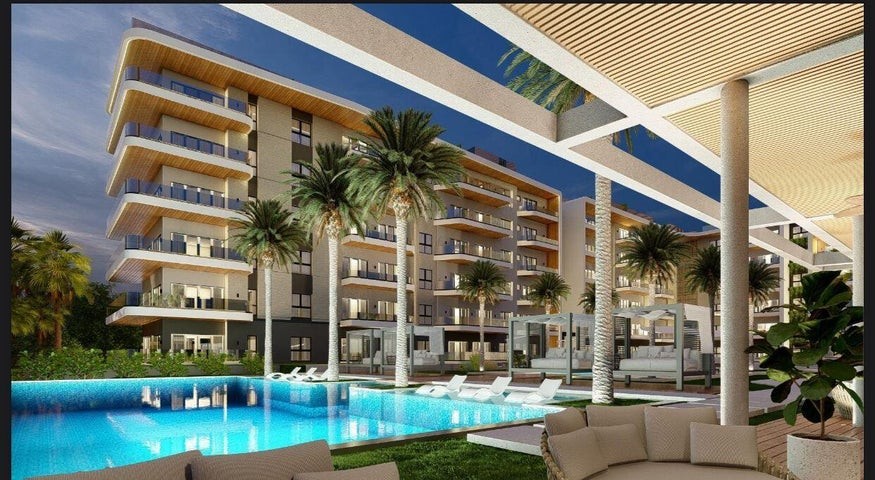 apartamentos - Proyecto en venta Punta Cana #24-1266 un dormitorio, balcón, aire acondicionado
 3