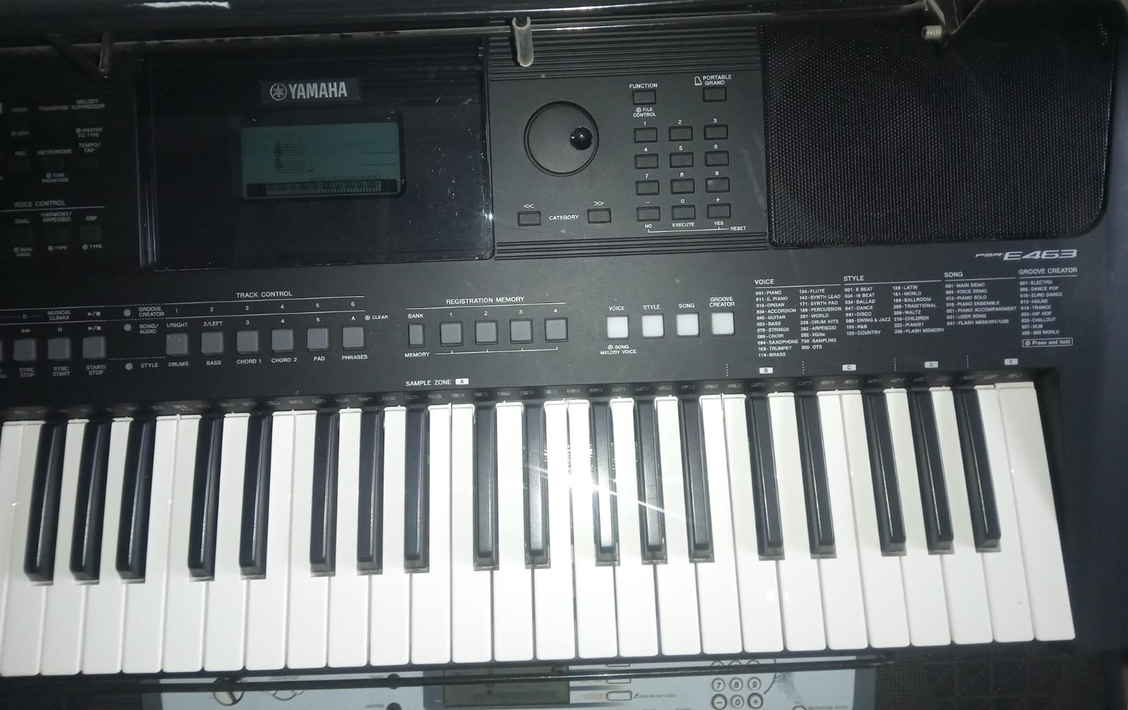 instrumentos musicales - piano yamaha Psr-E463